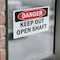 Signmission Keep Out Open Shaft Danger Sign, Vinyl Decal, 10in W x 7in L, 2PK OS-2PACK-DS-D-710-L-2481 - alternate 4